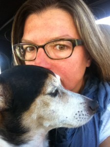 Benny greeted me with kisses for my puffy eyes.